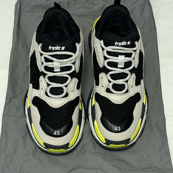 Balenciaga Triple S “Grey Yellow” - Picture 2 of 13